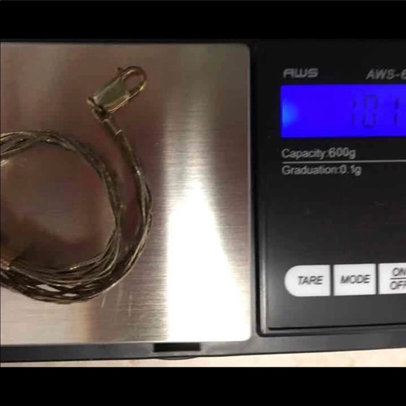 Sterling silver/ YG necklace/ bracelet set - Picture 6 of 11